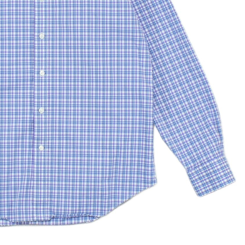 Mens Check Shirt Long Sleeve Non Iron
