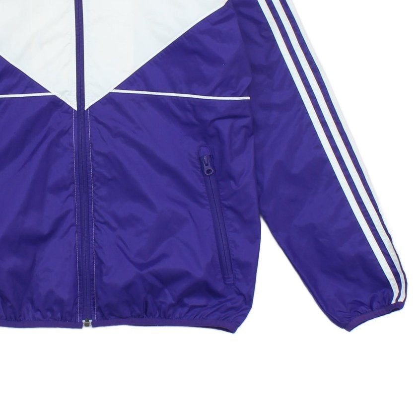 Mens Windbreaker Jacket Full Zip Hooded