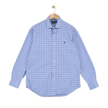 Mens Check Shirt Long Sleeve Non Iron