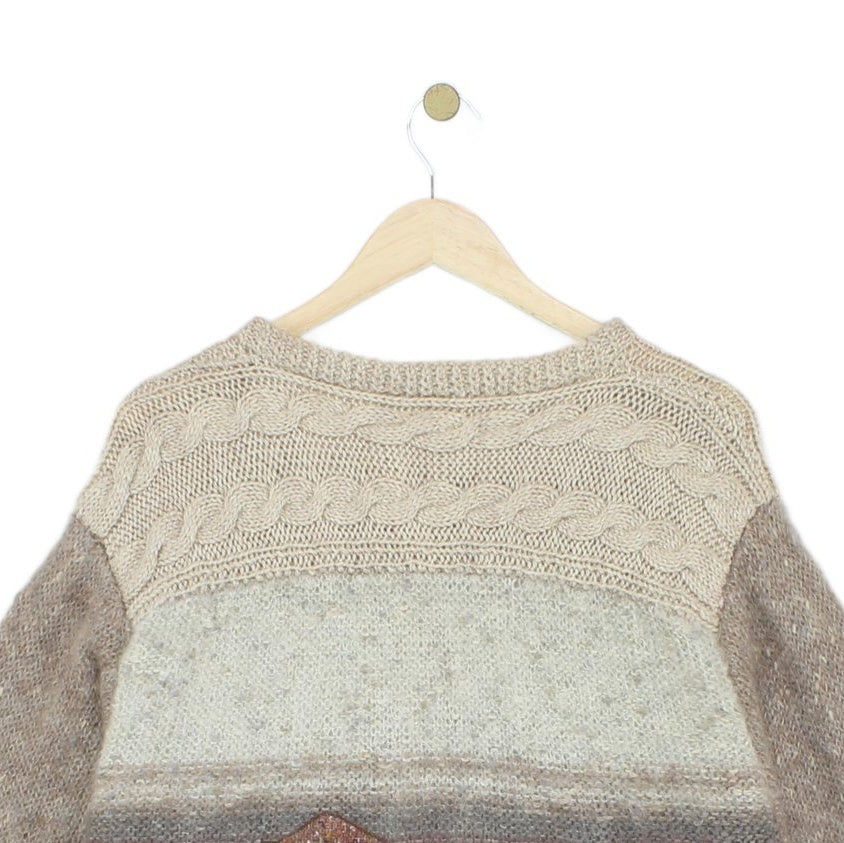 Womens Mohair Cardigan Hand Knit