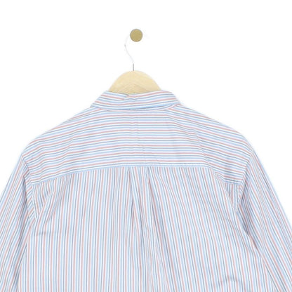 Mens Striped Shirt Custom Fit Long Sleeve