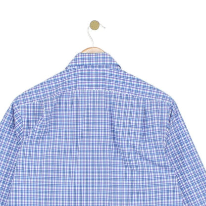 Mens Check Shirt Long Sleeve Non Iron