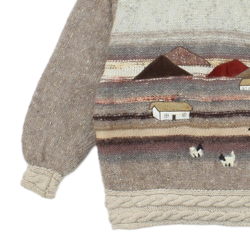 Womens Mohair Cardigan Hand Knit