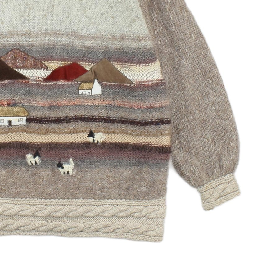 Womens Mohair Cardigan Hand Knit