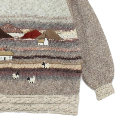 Womens Mohair Cardigan Hand Knit