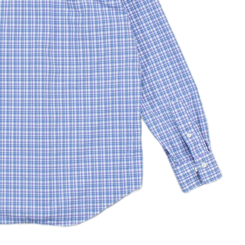 Mens Check Shirt Long Sleeve Non Iron