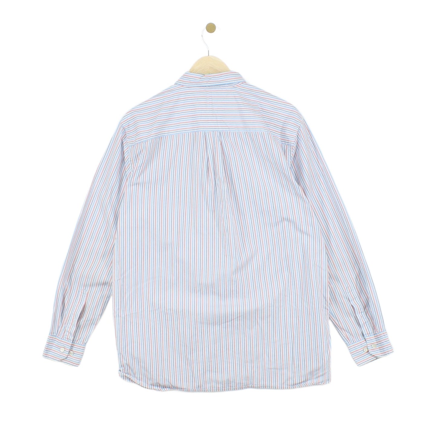 Mens Striped Shirt Custom Fit Long Sleeve