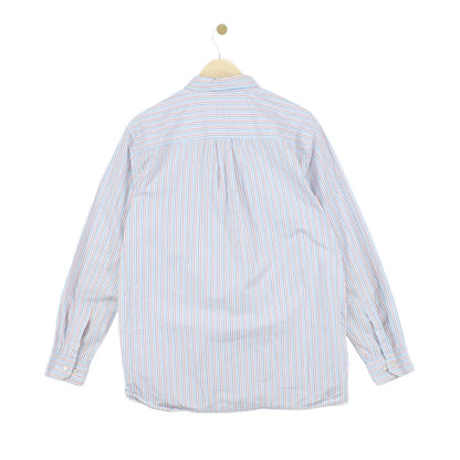 Mens Striped Shirt Custom Fit Long Sleeve