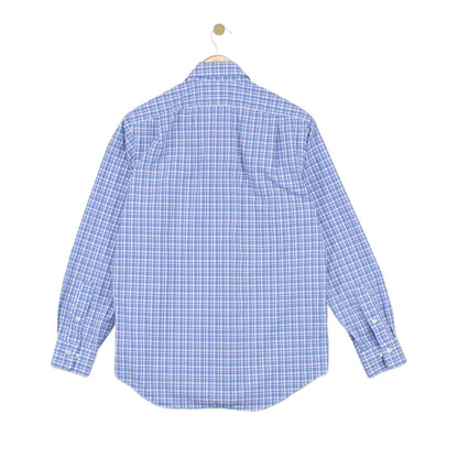 Mens Check Shirt Long Sleeve Non Iron