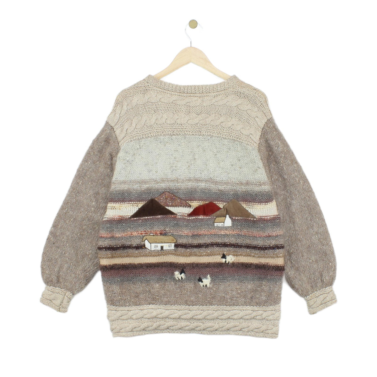 Womens Mohair Cardigan Hand Knit