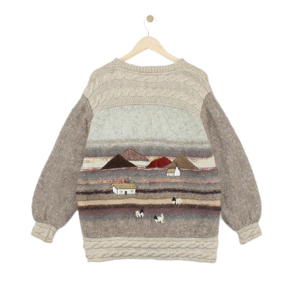 Womens Mohair Cardigan Hand Knit
