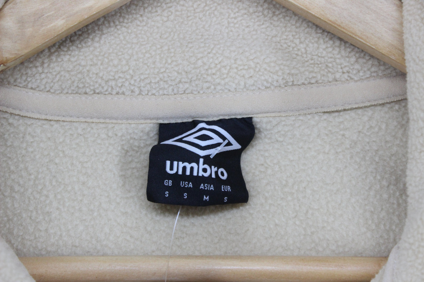 Mens 1/4 Zip Fleece Embroidered Retro