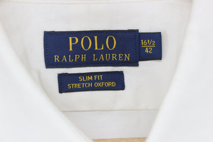 Mens Oxford Shirt Stretch Slim Fit Classic