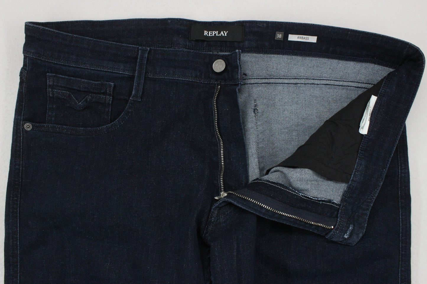 Mens Anbass Jeans Stretch Denim Slim