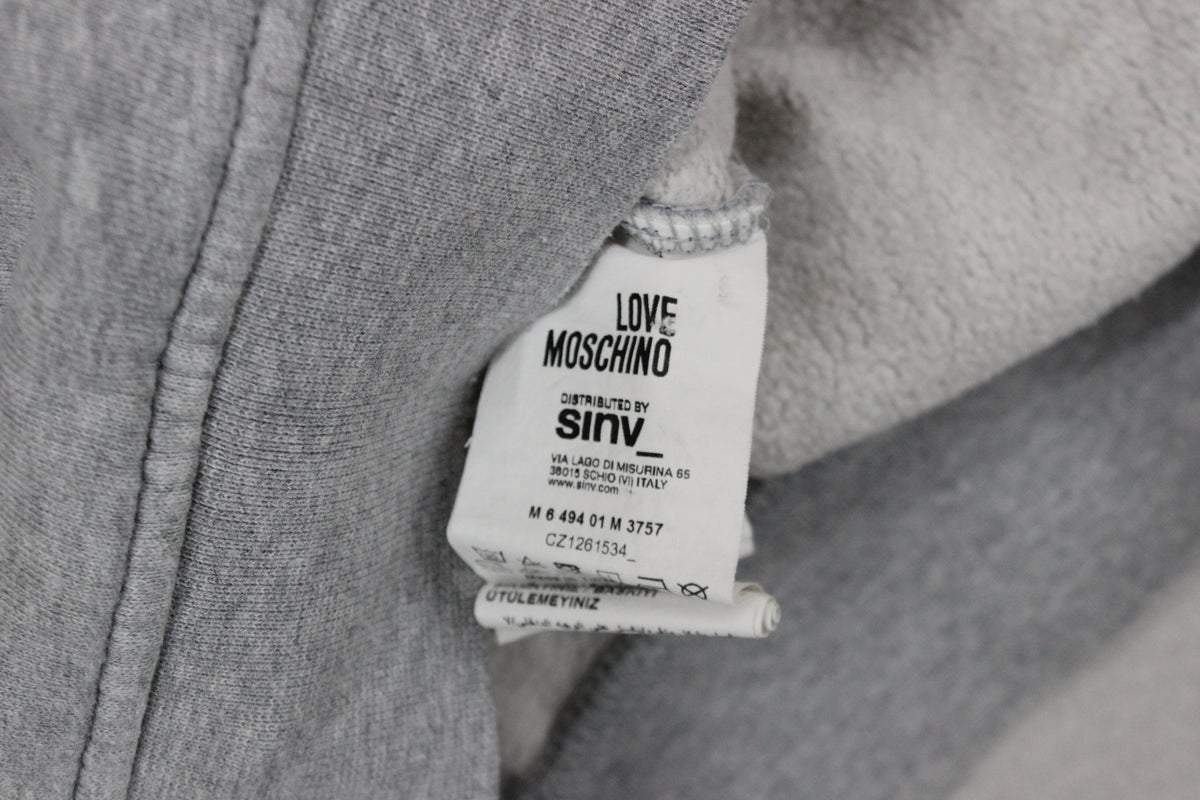 Mens Sweatshirt Spell Out Cotton