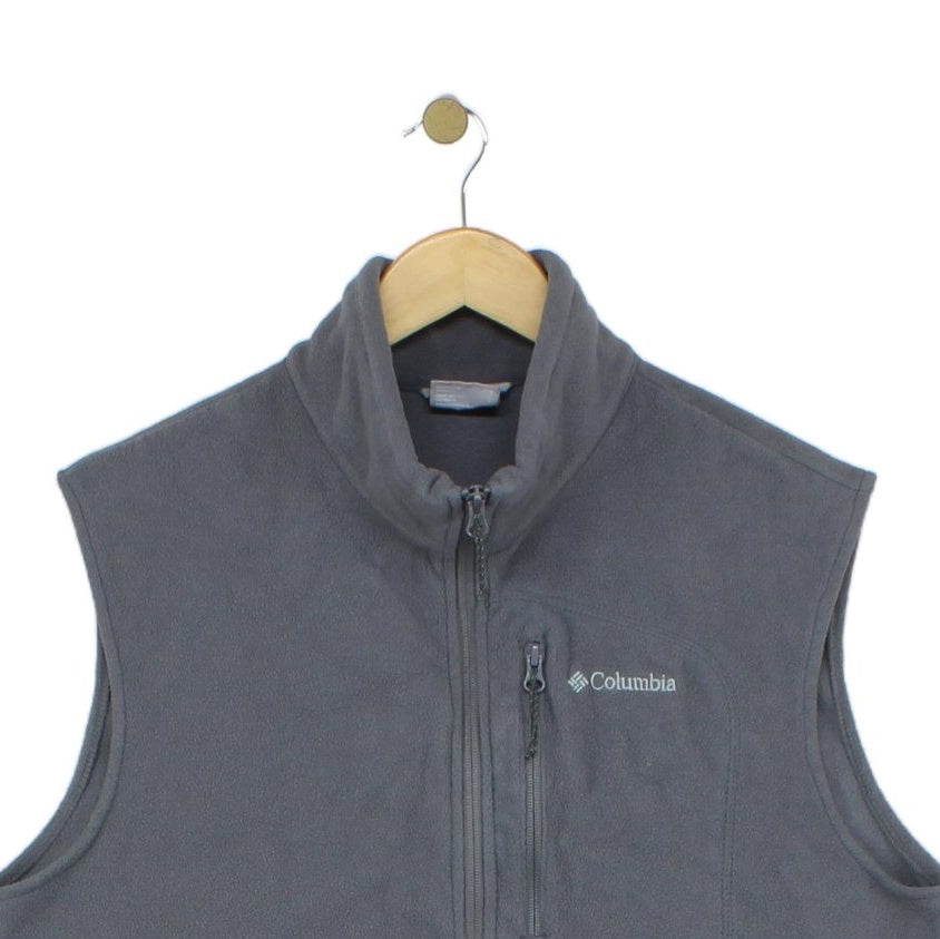 Mens Fleece Gilet Full Zip Outdoor Sleeveless