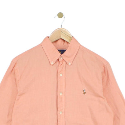 Mens Shirt Slim Fit Chambray Oxford