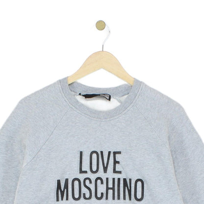 Mens Sweatshirt Spell Out Cotton