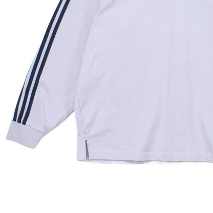Mens Striped Polo Shirt Long Sleeve Heavyweight