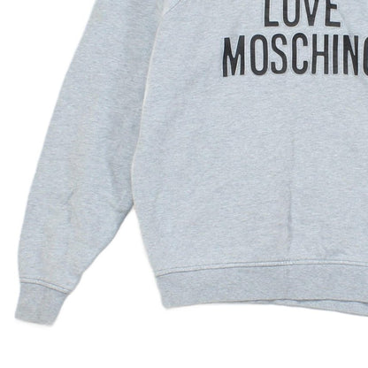Mens Sweatshirt Spell Out Cotton