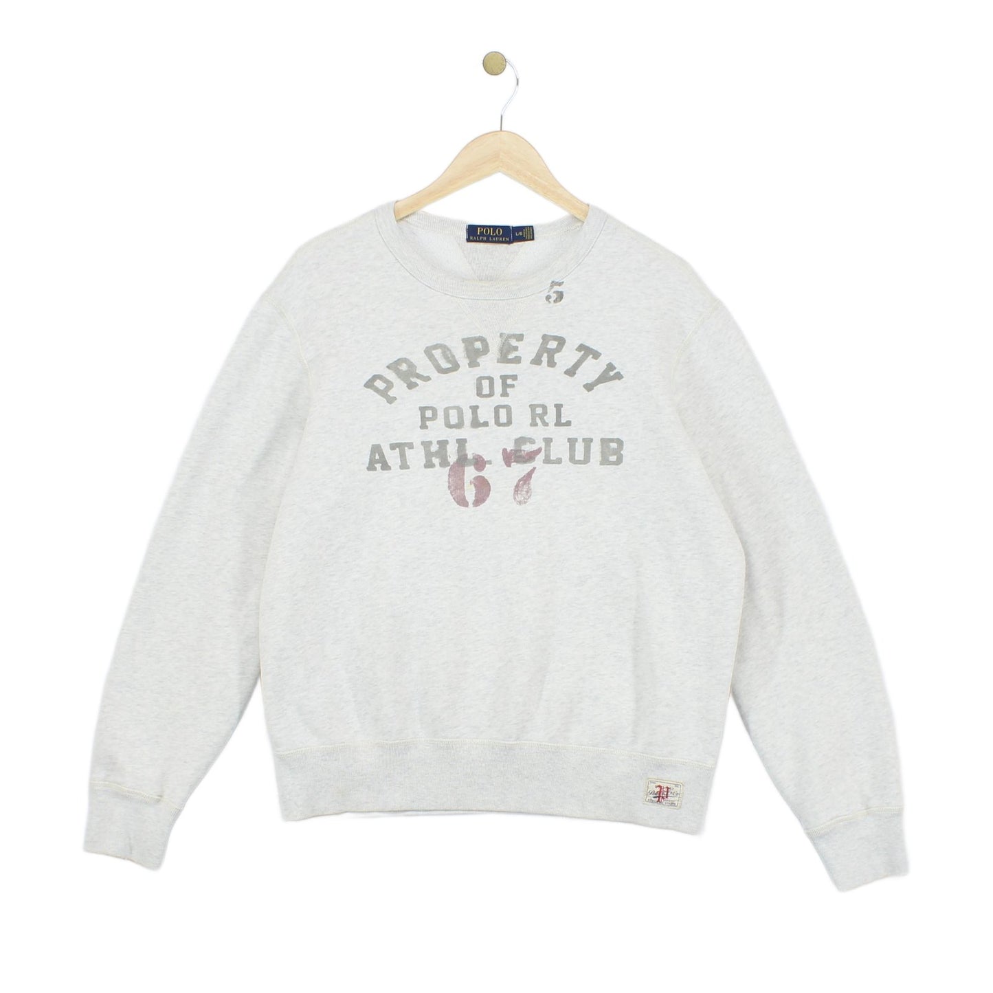 Mens Sweatshirt Athletic Logo