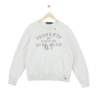 Mens Sweatshirt Athletic Logo