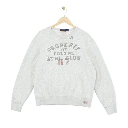 Mens Sweatshirt Athletic Logo