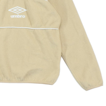 Mens 1/4 Zip Fleece Embroidered Retro