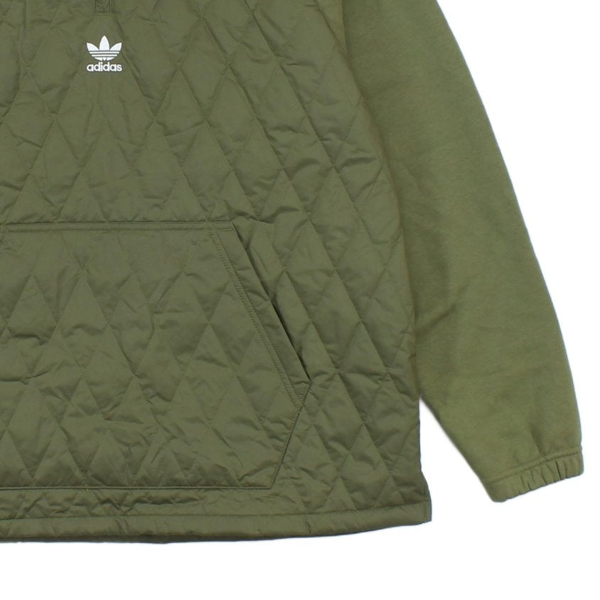 Mens Quilted Jacket Pullover 1/4 Zip