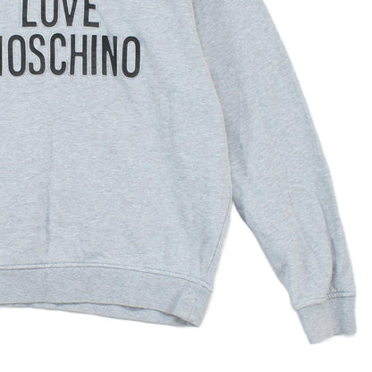 Mens Sweatshirt Spell Out Cotton