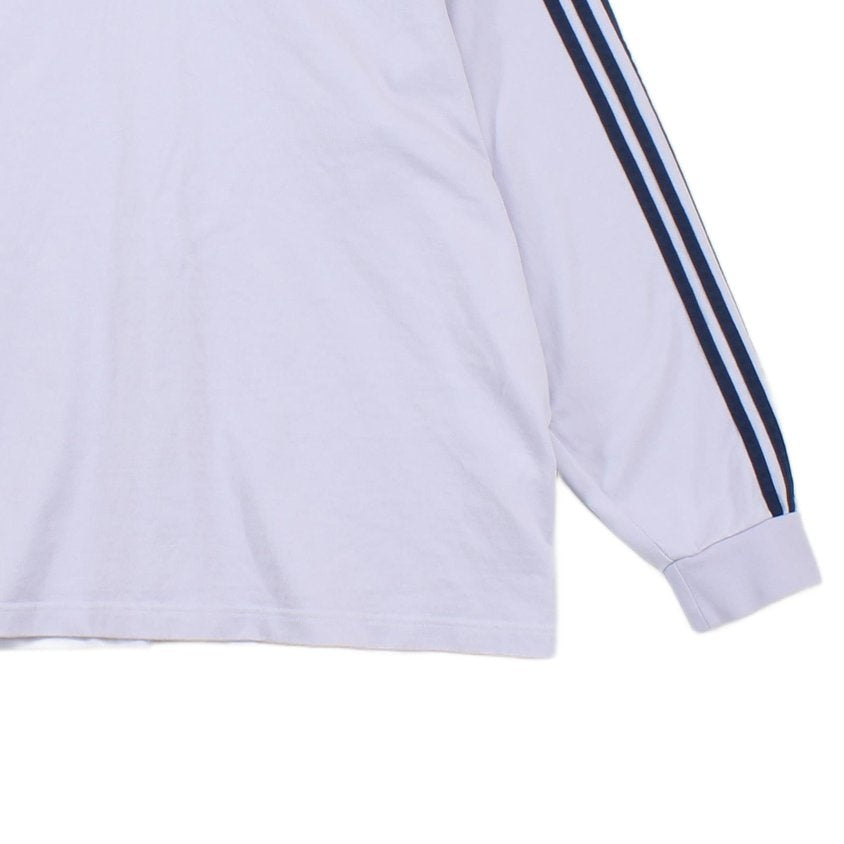 Mens Striped Polo Shirt Long Sleeve Heavyweight