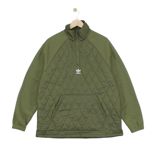 Mens Quilted Jacket Pullover 1/4 Zip