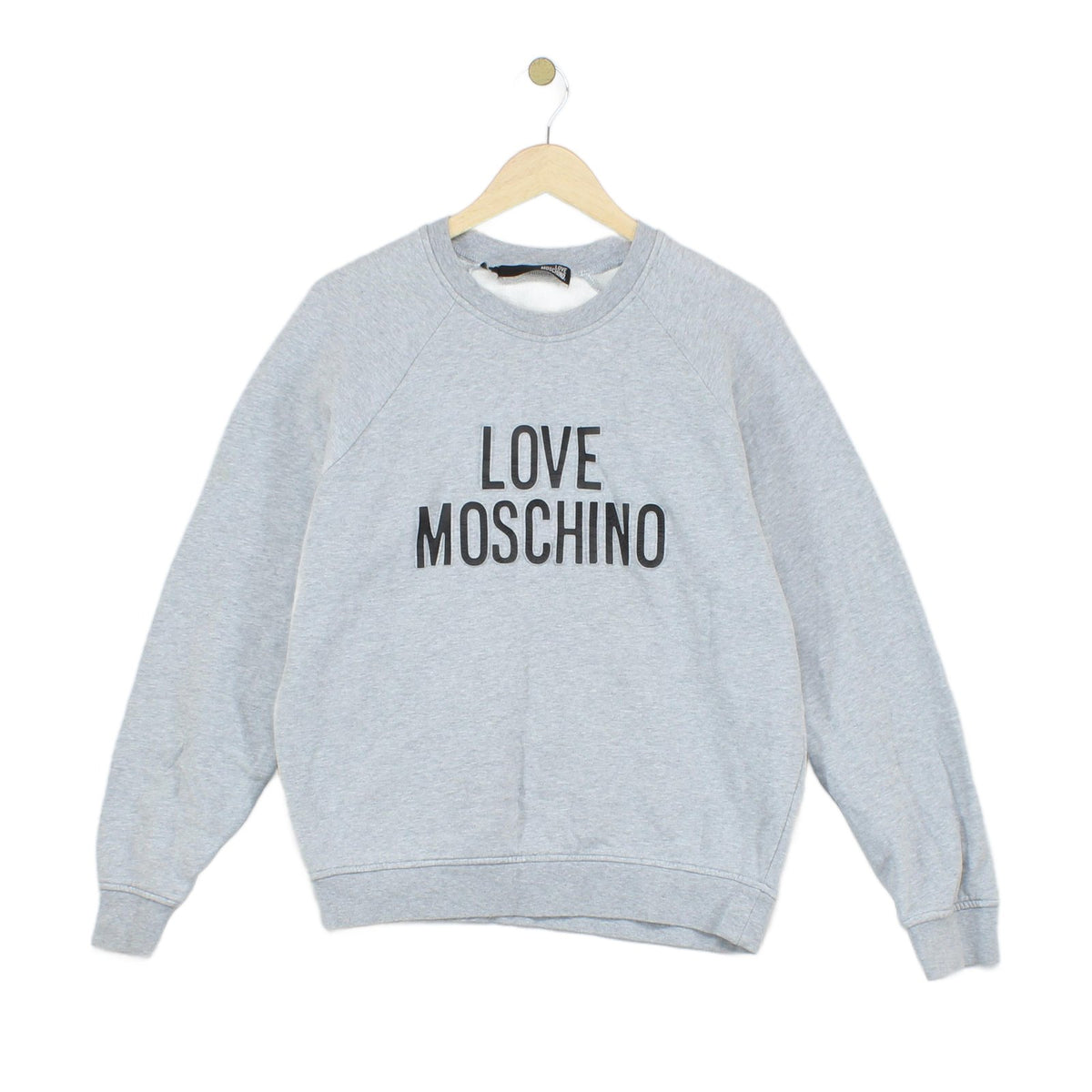 Mens Sweatshirt Spell Out Cotton