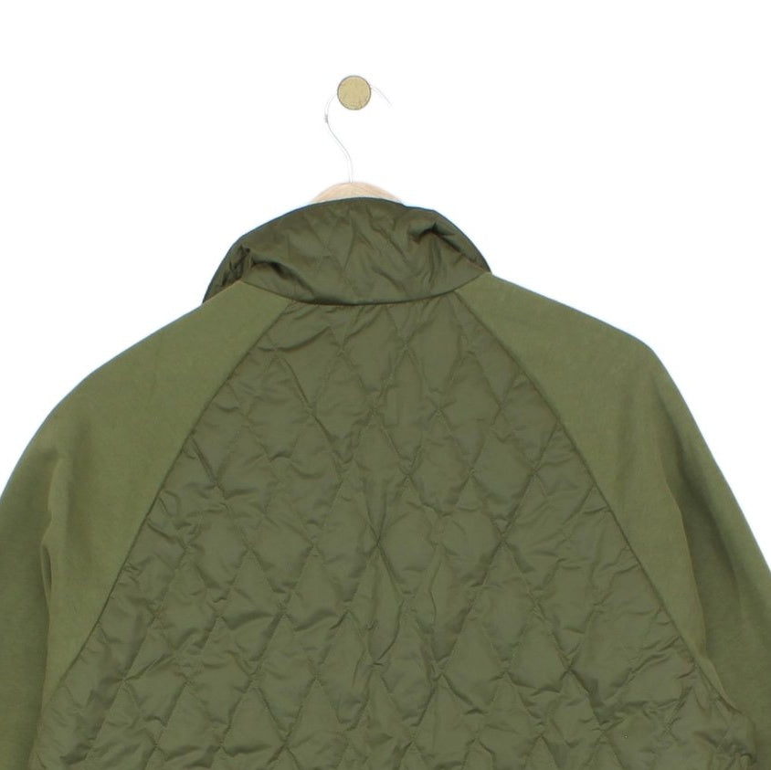 Mens Quilted Jacket Pullover 1/4 Zip