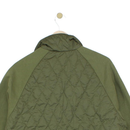 Mens Quilted Jacket Pullover 1/4 Zip