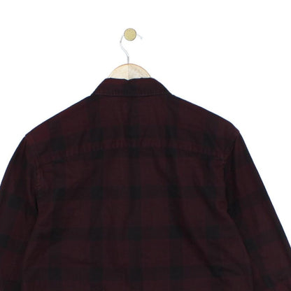 Mens Marigny Plaid Shirt Button Down Long