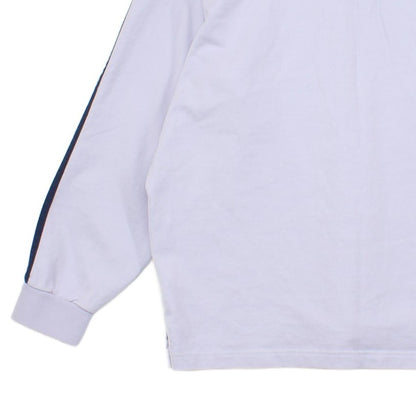 Mens Striped Polo Shirt Long Sleeve Heavyweight