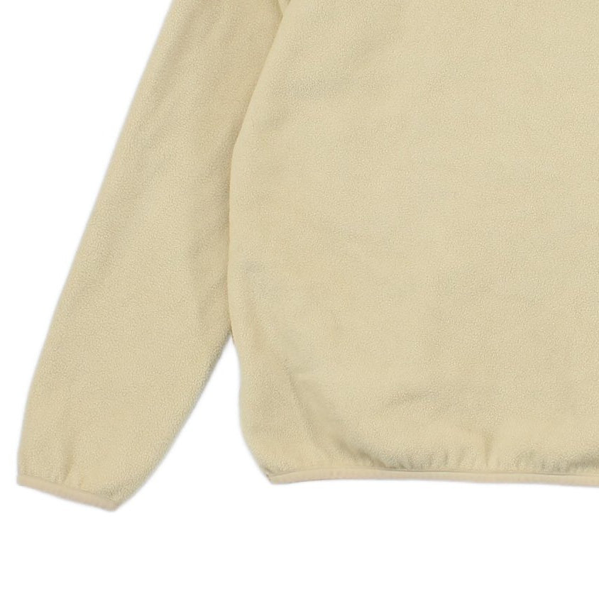 Mens 1/4 Zip Fleece Embroidered Retro