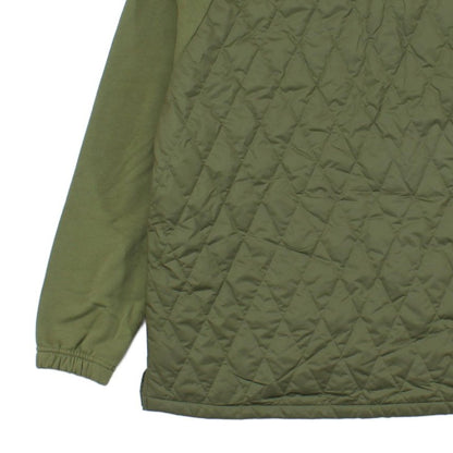 Mens Quilted Jacket Pullover 1/4 Zip