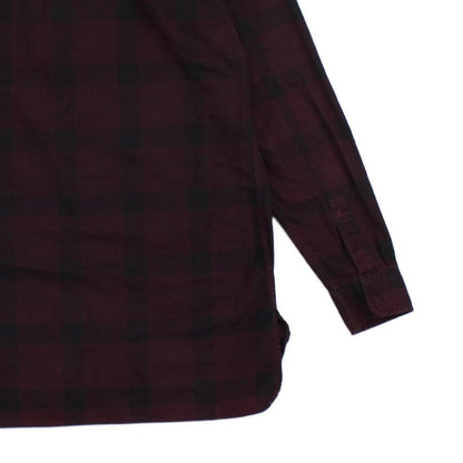 Mens Marigny Plaid Shirt Button Down Long