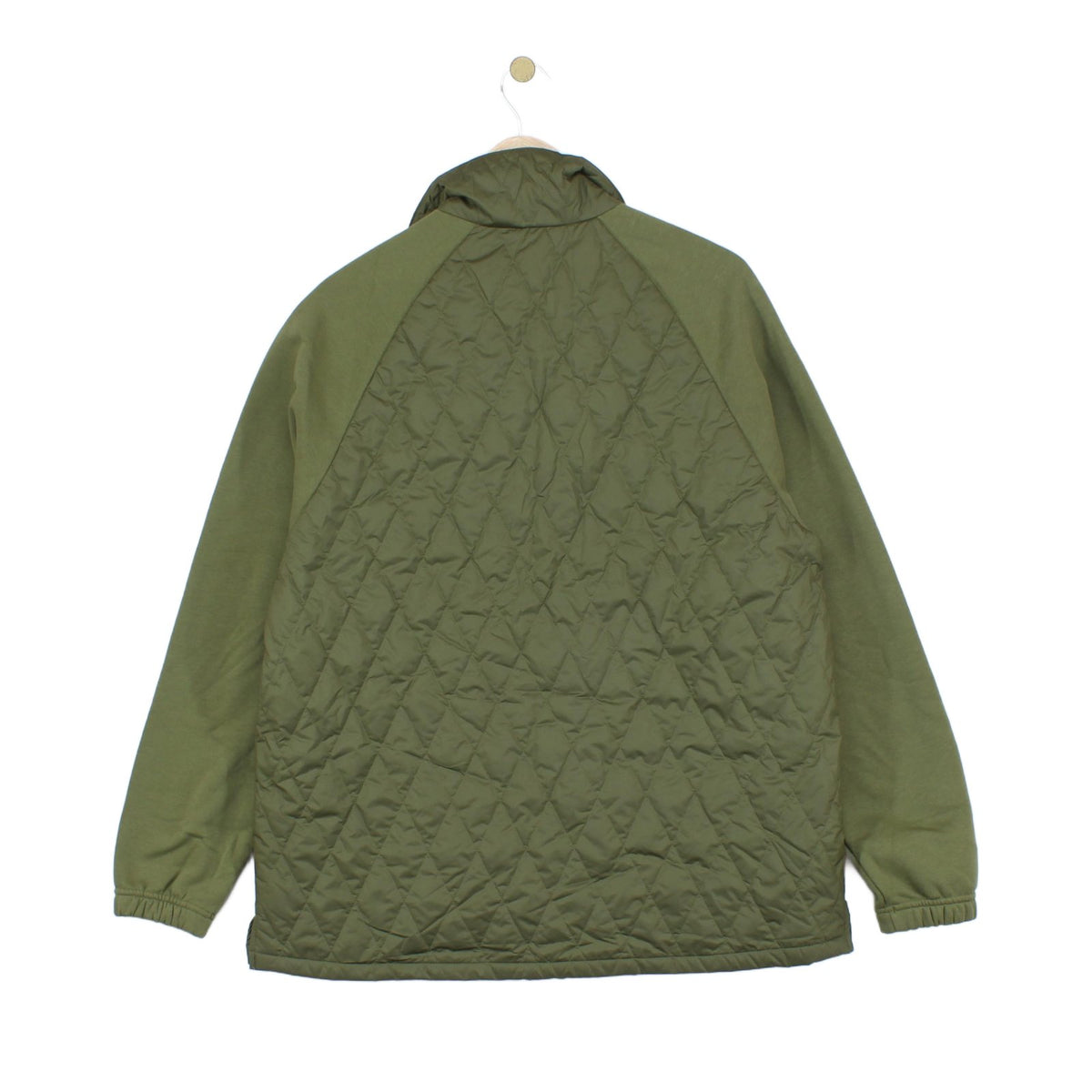 Mens Quilted Jacket Pullover 1/4 Zip