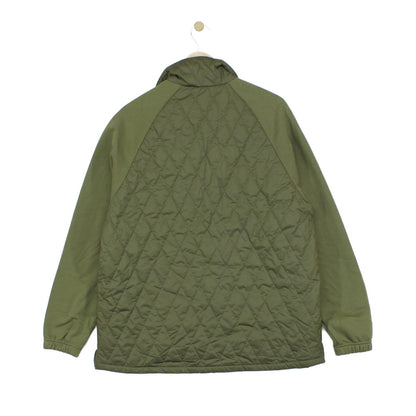 Mens Quilted Jacket Pullover 1/4 Zip
