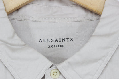 Mens Shirt Button Up Long Sleeve Collared