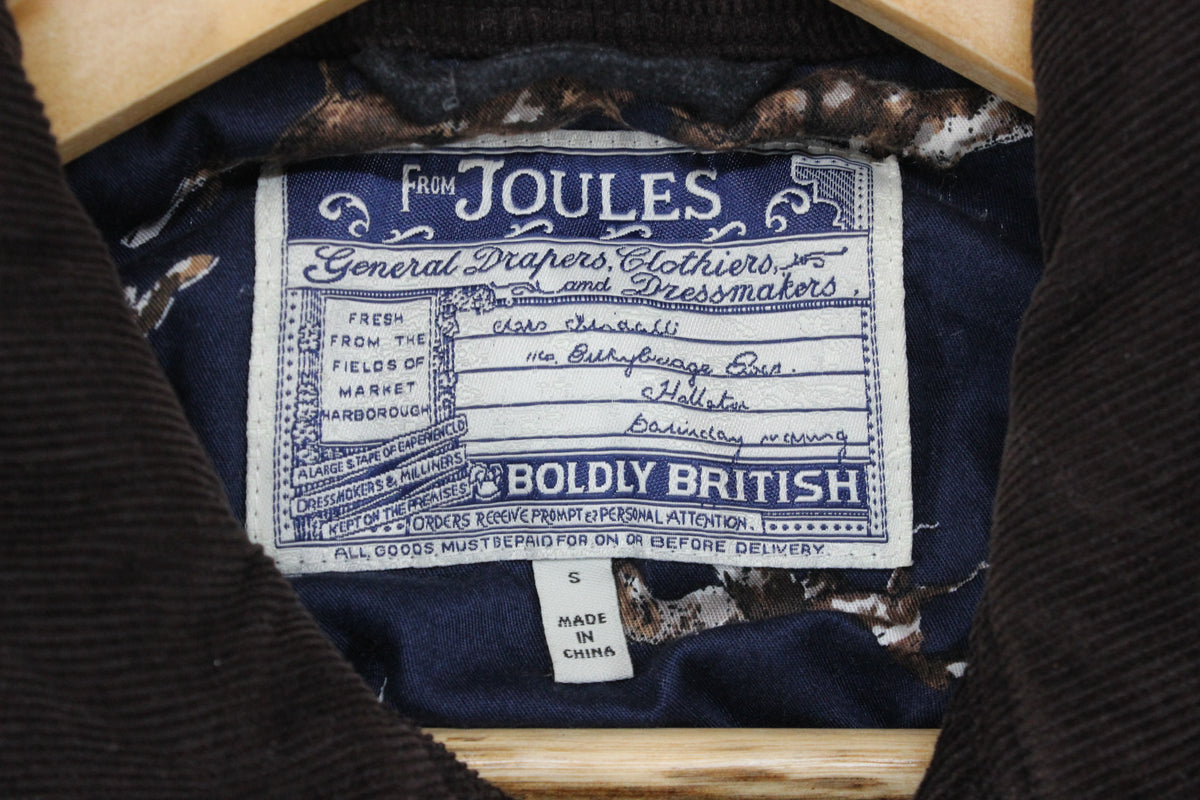 Mens Quilted Jacket Corduroy Collar Button
