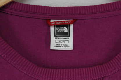 Mens Sweatshirt Embroidered Crew Neck Cotton