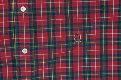 Mens Plaid Shirt  Button Down Classic