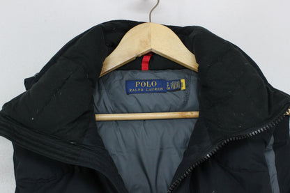Mens Down Bodywarmer Puffer Hooded Insulated