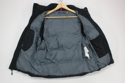 Mens Down Bodywarmer Puffer Hooded Insulated