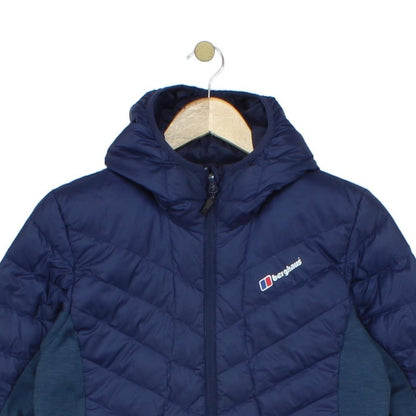 Womens Quilted Jacket Hooded Insulated Down