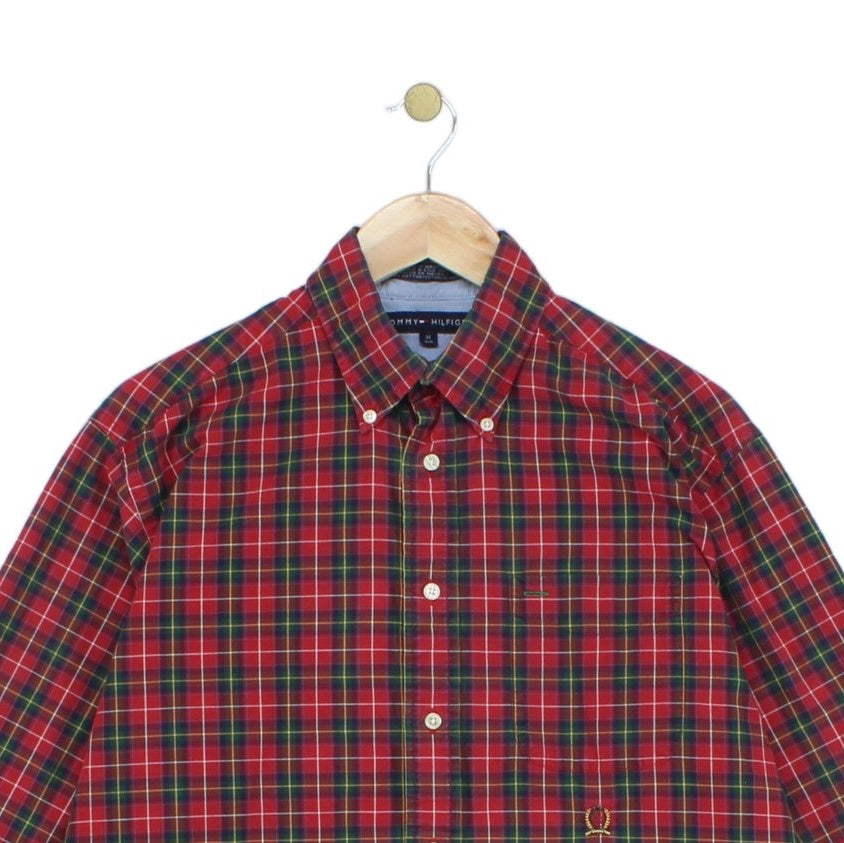 Mens Plaid Shirt  Button Down Classic